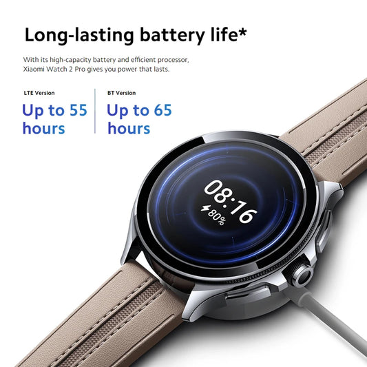 Global Version Xiaomi Watch 2 Pro 1.43" AMOLED Display 150+ Sports Modes Snapdragon W5+ Gen 1 Magnetic Charge Mi Smart Watch