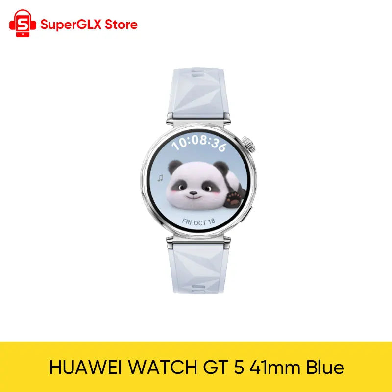 Global Version HUAWEI WATCH GT 5 Smartwatch AMOLED Screen 41mm/46mm Buit-in Map Replay Message Compatible with iOS and Android