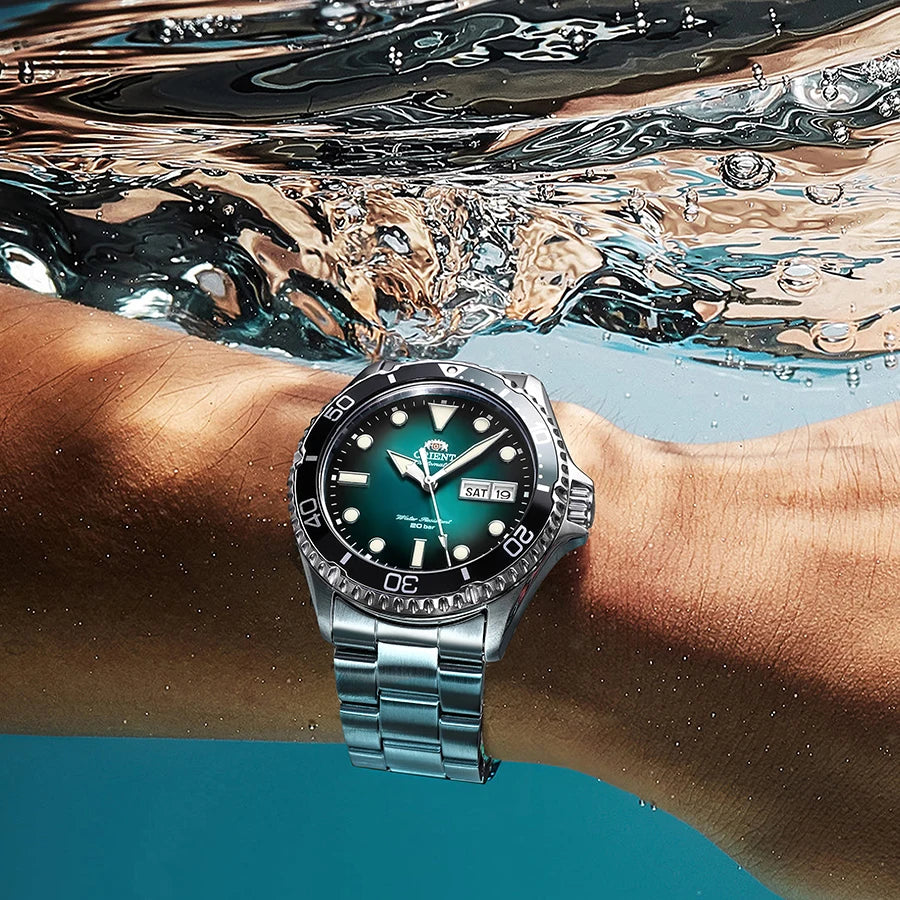 Orient Watch Original Japanese Automatic Mechanical Watches Men's Watch  20Bar  Luminous Waterproof  week display sport watch