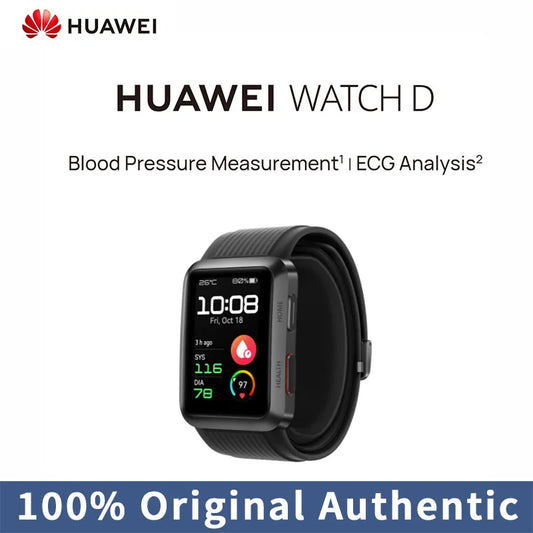 Original Huawei WATCH D Wrist ECG Blood Pressure Recorder Intelligent Blood Pressure Measurement Health Monitor Sport Bracelet