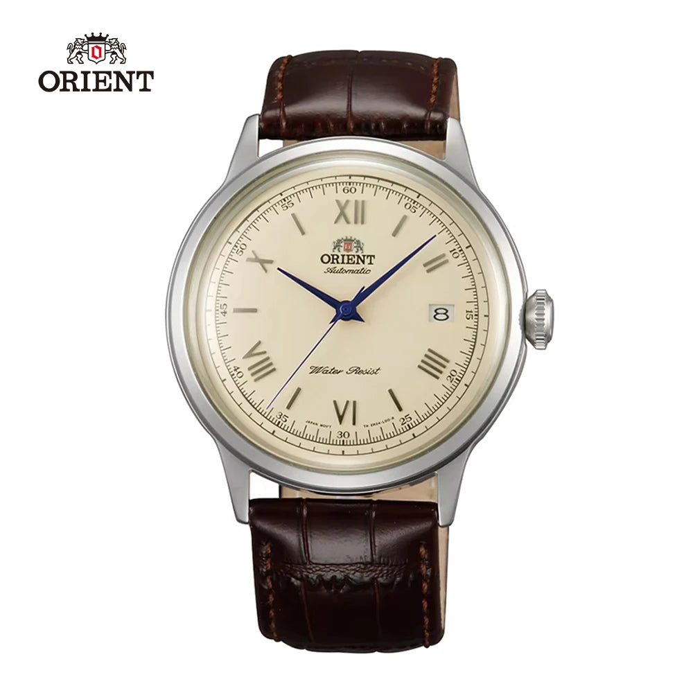 Orient Watch Original Japanese Luxury Waterproof Automatic Mechanical Watches Men's Watch Leather  FAC00009N0