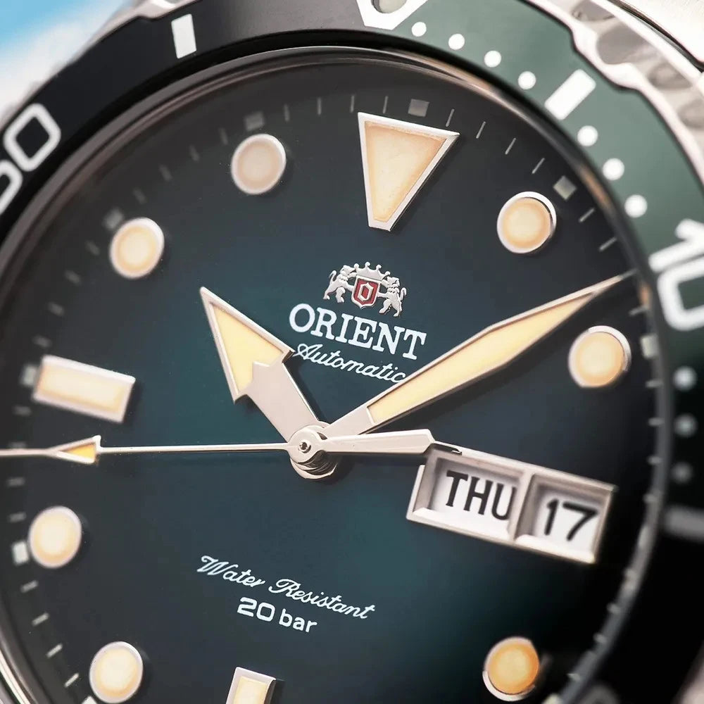 Orient Watch Original Japanese Automatic Mechanical Watches Men's Watch  20Bar  Luminous Waterproof  week display sport watch