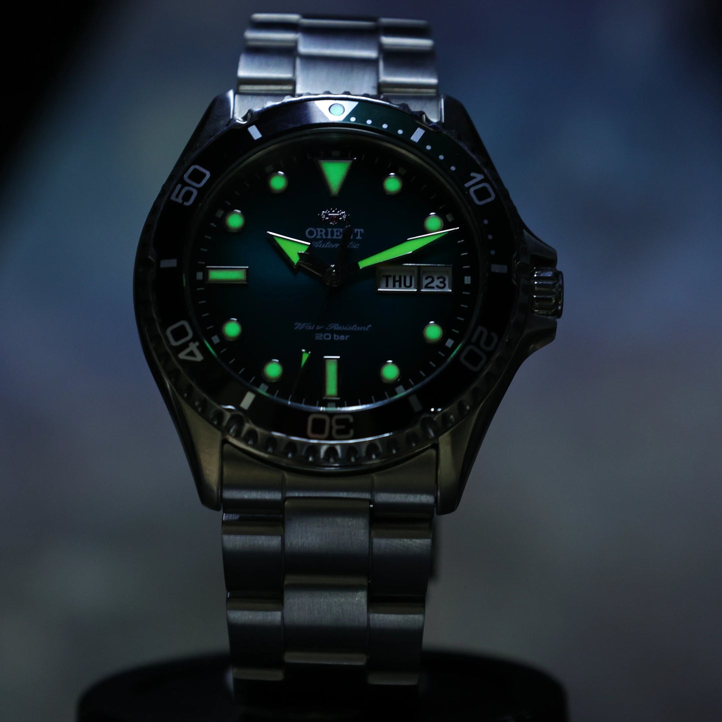 Orient Watch Original Japanese Automatic Mechanical Watches Men's Watch  20Bar  Luminous Waterproof  week display sport watch